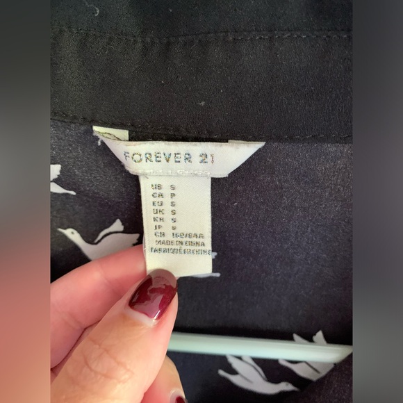 Bird Print Dress - Picture 5 of 5